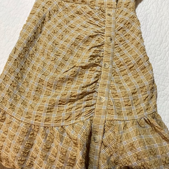 Nocturne Yellow Ruffled  Dress | Size 34 | Chic | Versatile | Unique - Picture 10 of 12